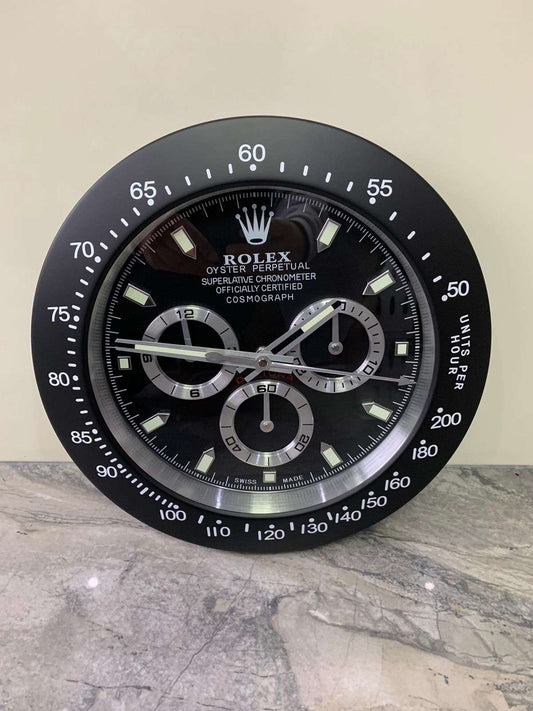 Black on black Rolex wall